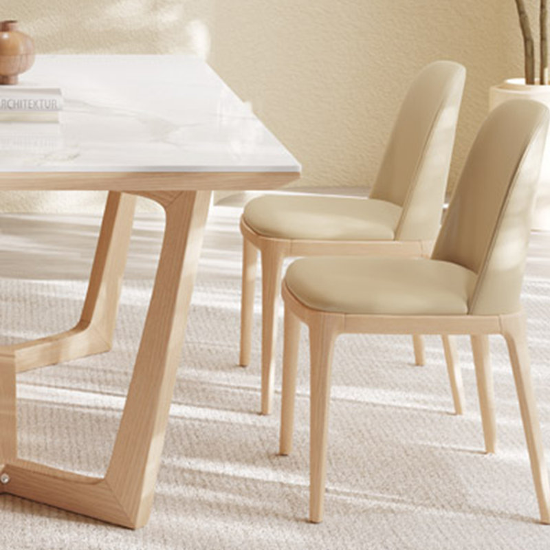 MRzenghong Ash Wood Slate Dining Table | Wayfair